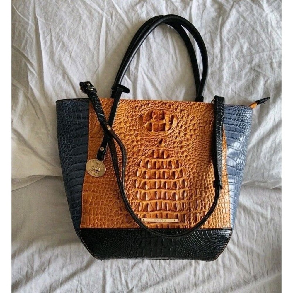 Brahmin Women's Large Leather Tote - Tri-color Boho